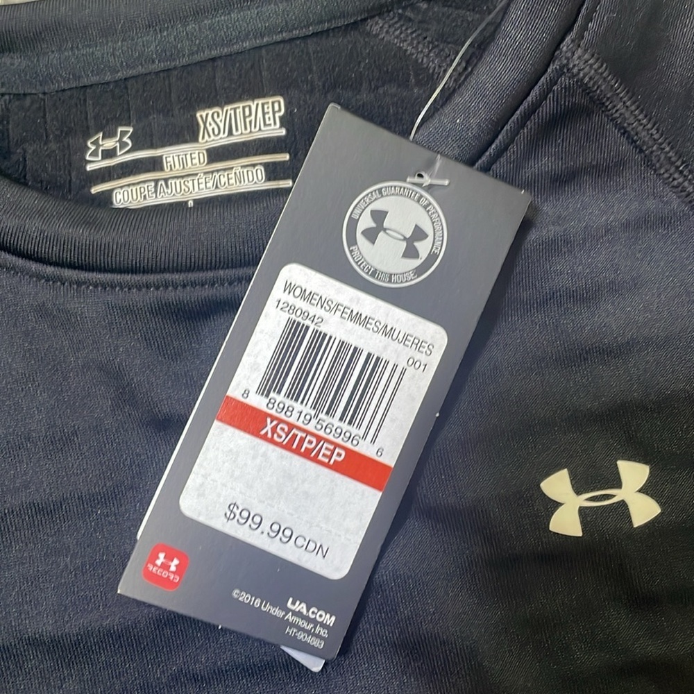 2 Under Armour Women's ColdGear® Base 4.0 black Crew shirt XS - Picture 8 of 14